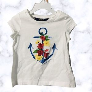 Girls Ralph Lauren Polo Tee 2/2T
